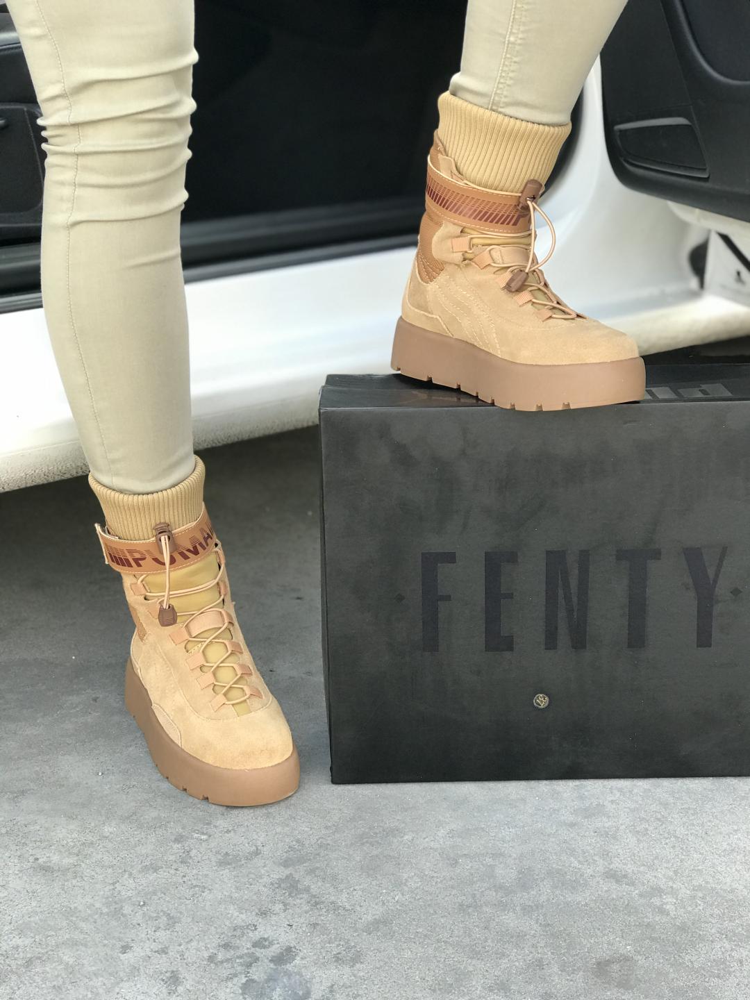 Puma x Fenty Scuba Boot Brown