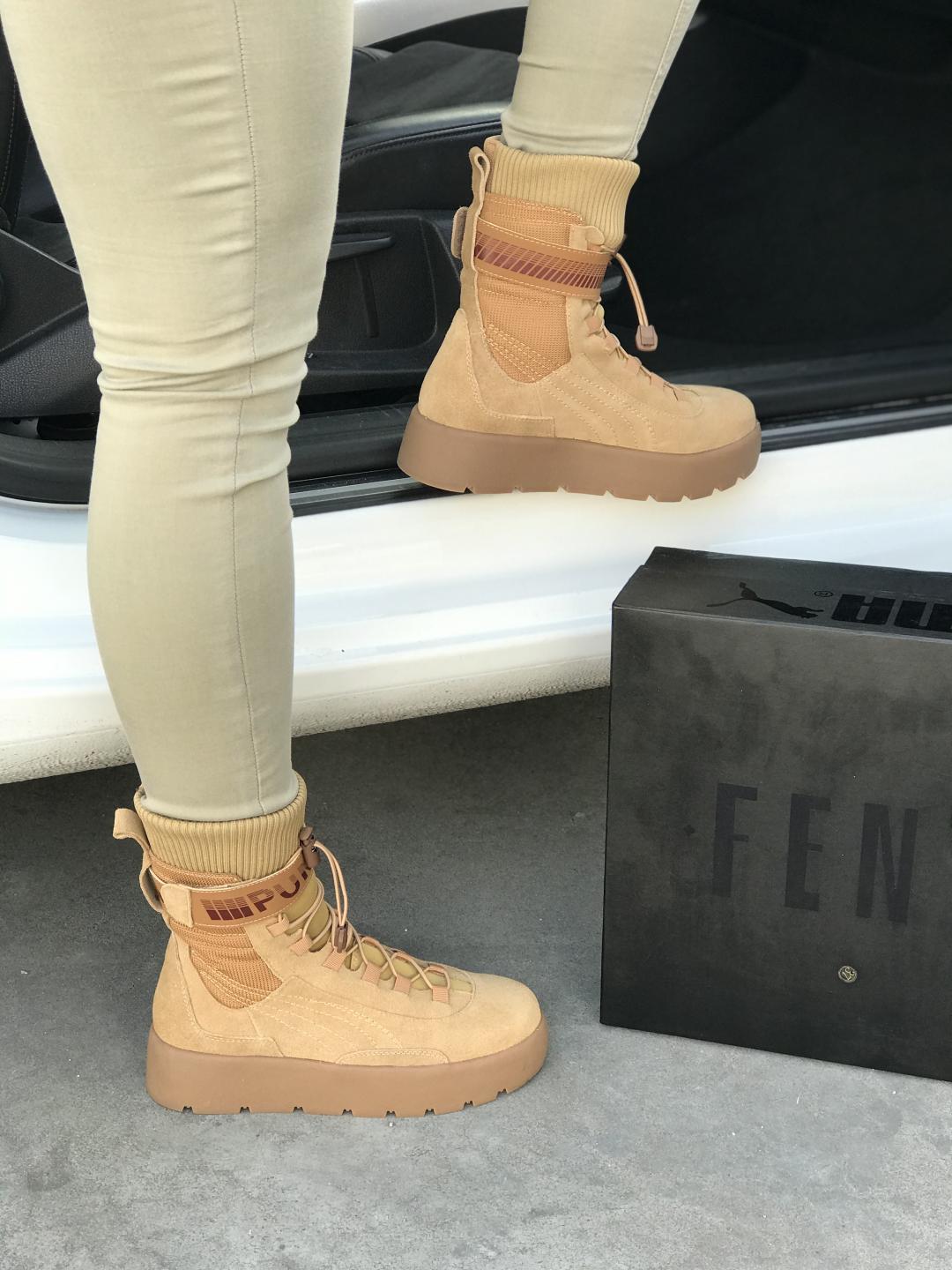 Puma x Fenty Scuba Boot Brown