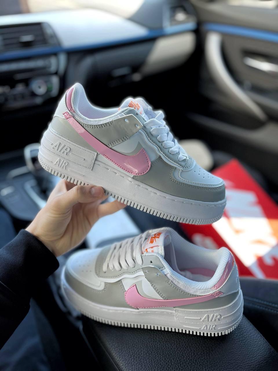 Nike Air Force 1 SHADOW Grey Pink