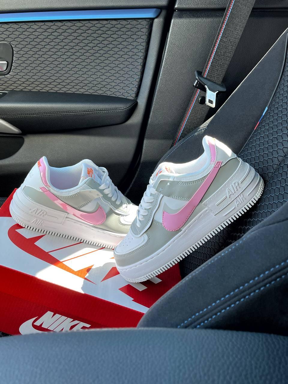 Nike Air Force 1 SHADOW Grey Pink