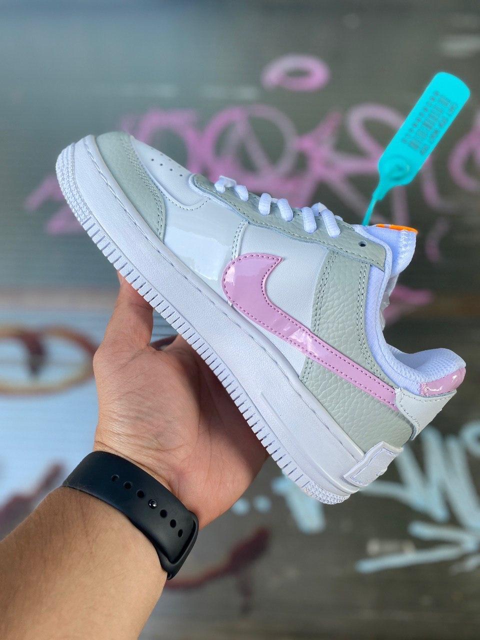 Nike Air Force 1 SHADOW Grey Pink