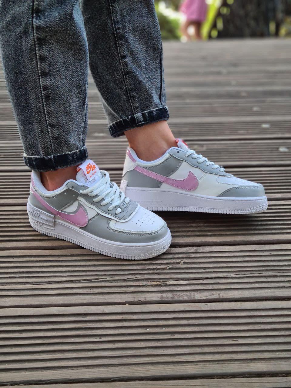 Nike Air Force 1 SHADOW Grey Pink