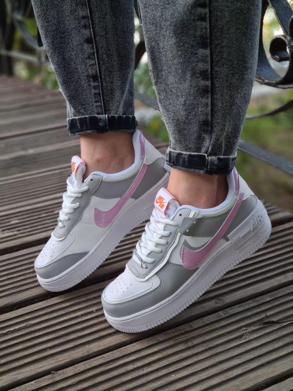 Nike Air Force 1 SHADOW Grey Pink
