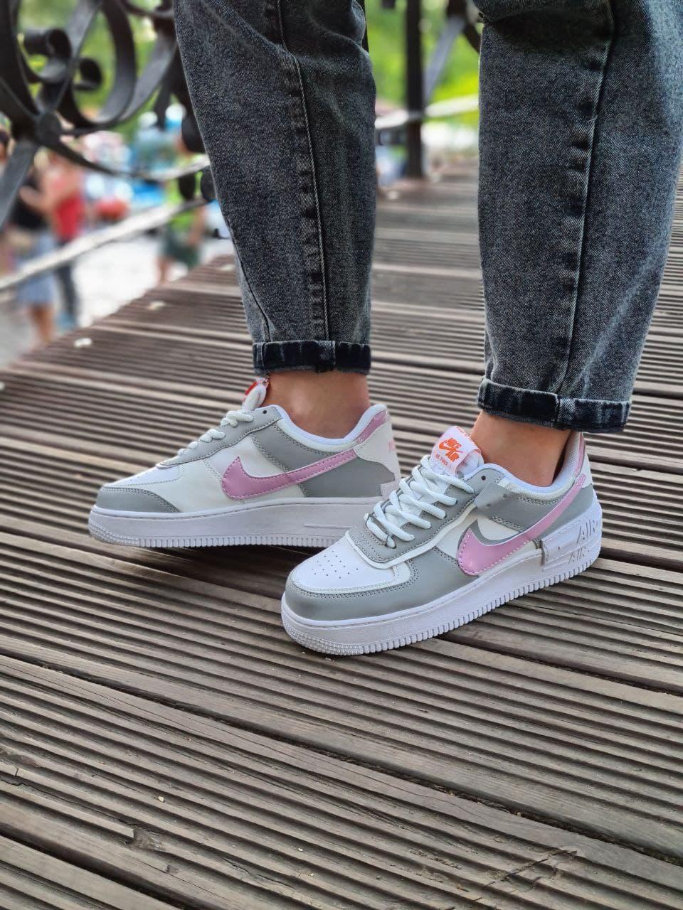 Nike Air Force 1 SHADOW Grey Pink