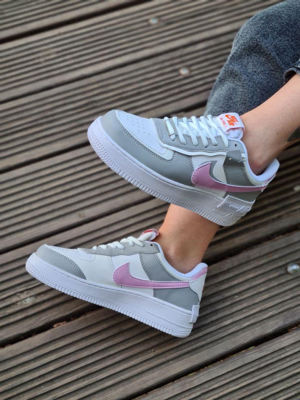 Nike Air Force 1 SHADOW Grey Pink