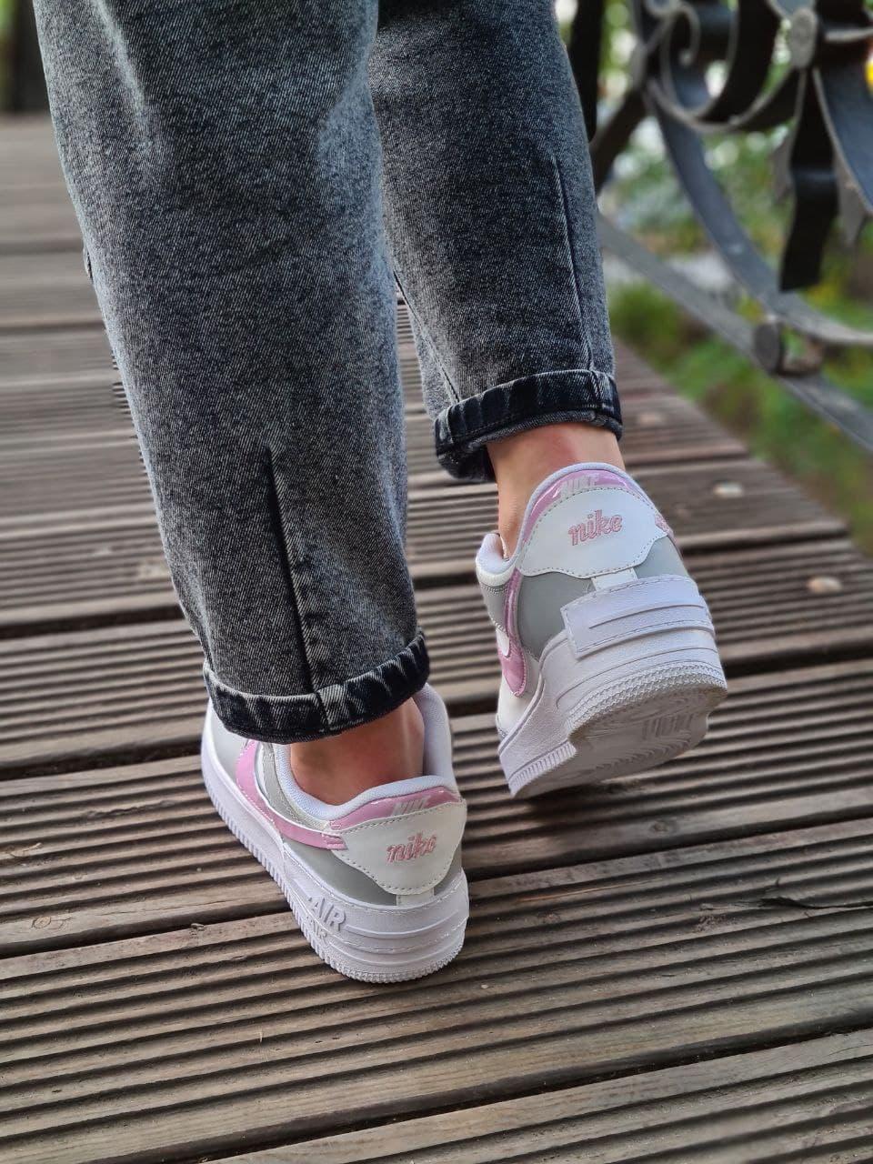 Nike Air Force 1 SHADOW Grey Pink