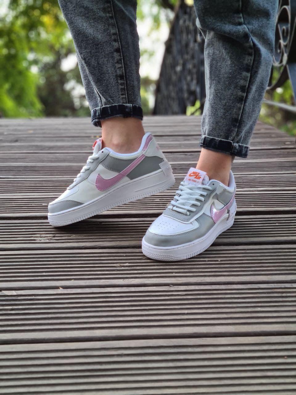 Nike Air Force 1 SHADOW Grey Pink