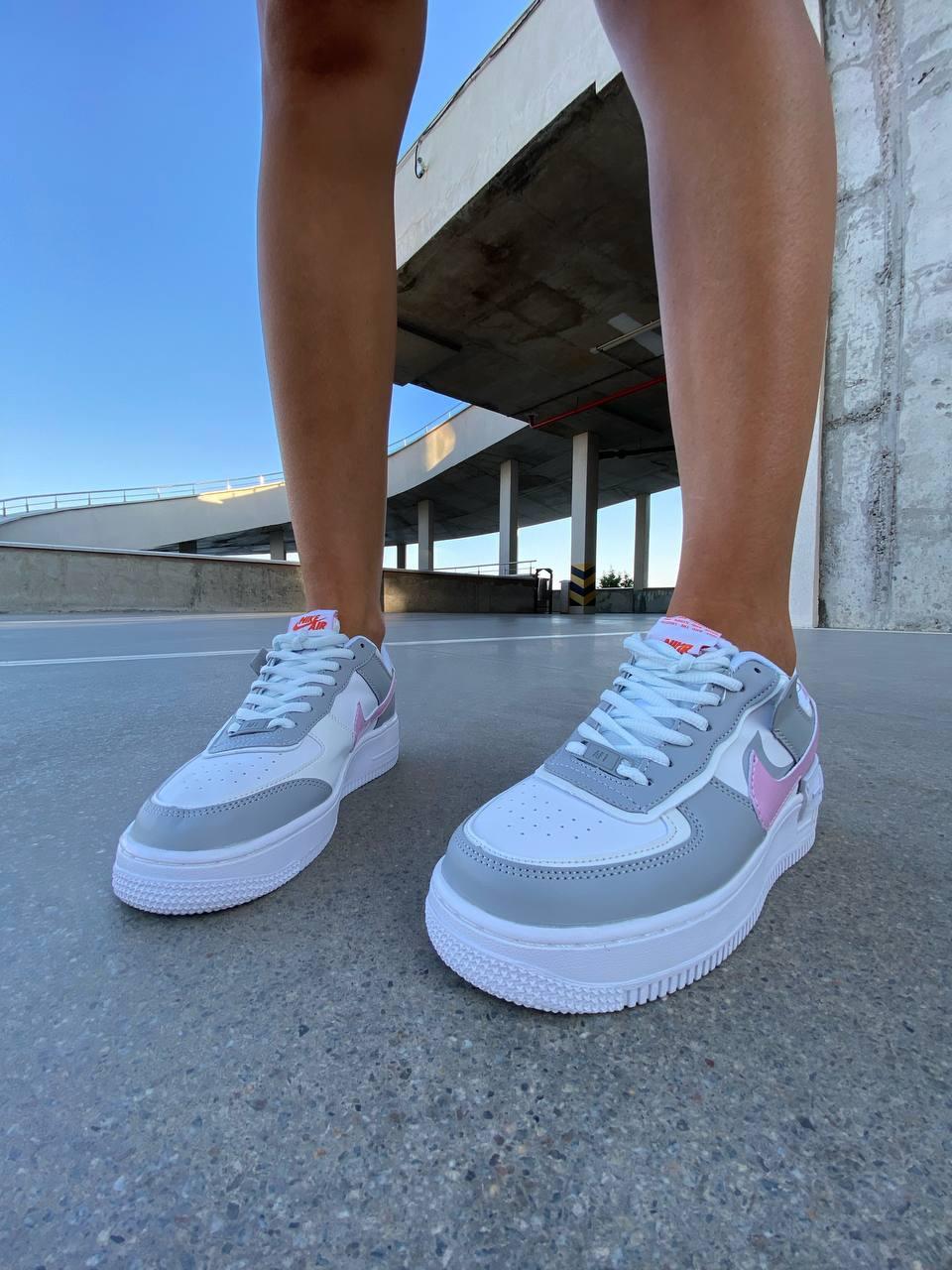 Nike Air Force 1 SHADOW Grey Pink