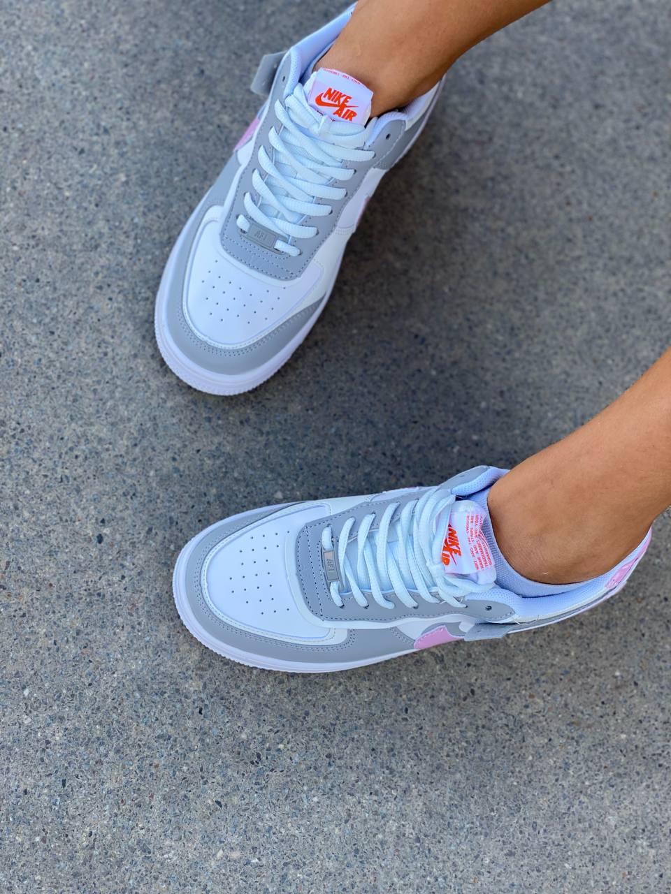 Nike Air Force 1 SHADOW Grey Pink