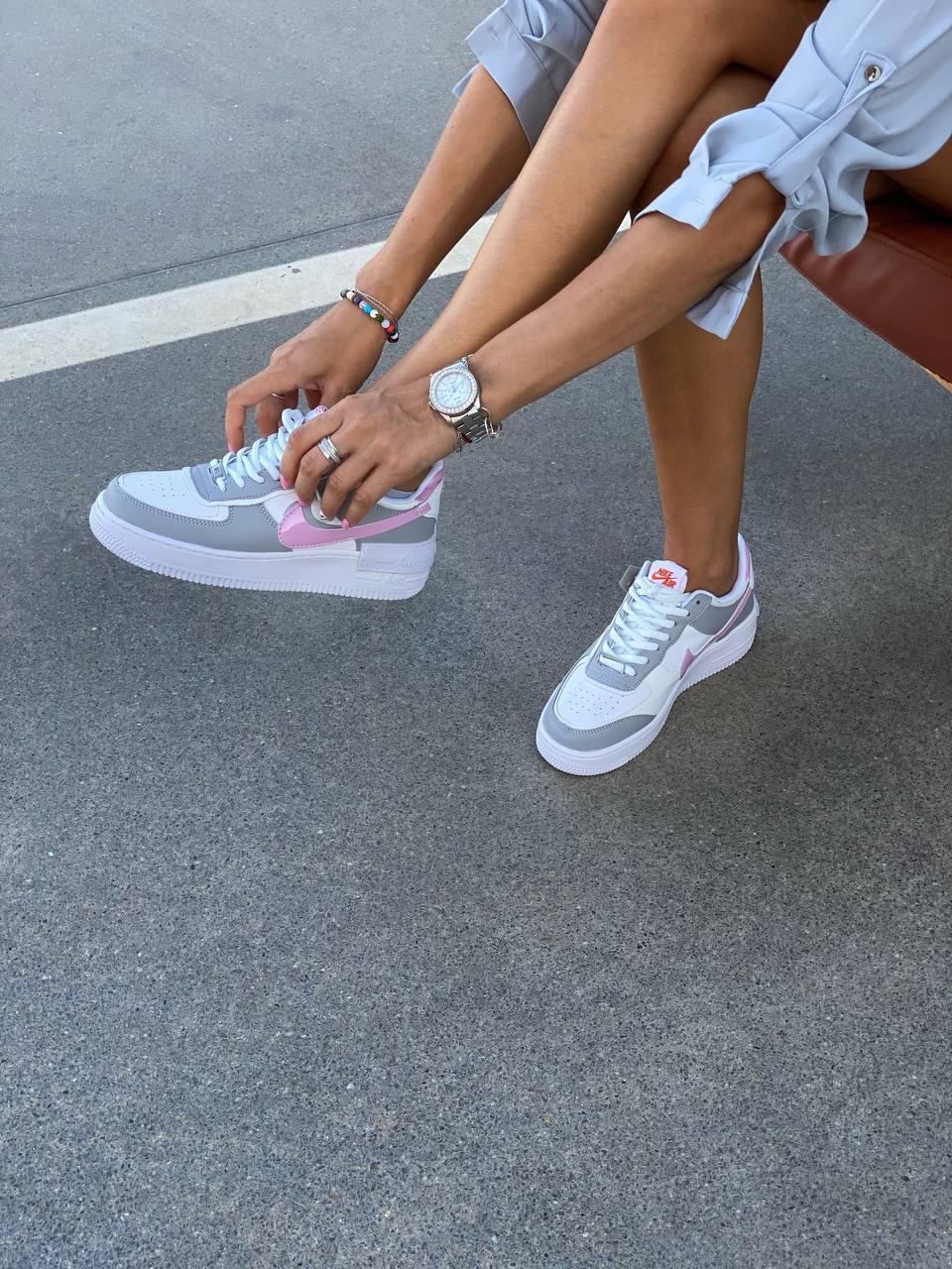 Nike Air Force 1 SHADOW Grey Pink