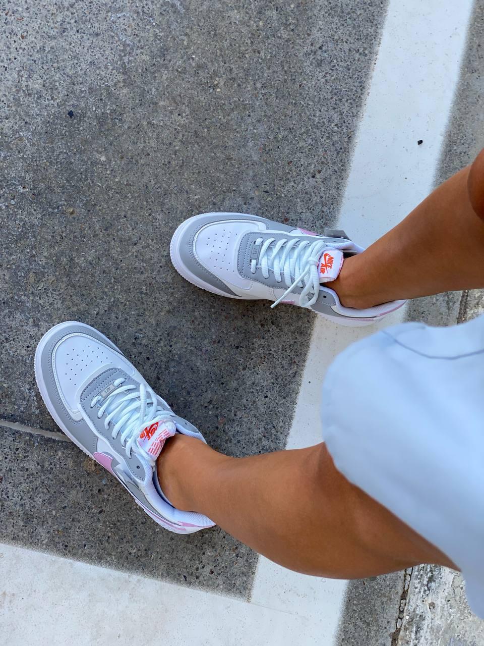 Nike Air Force 1 SHADOW Grey Pink