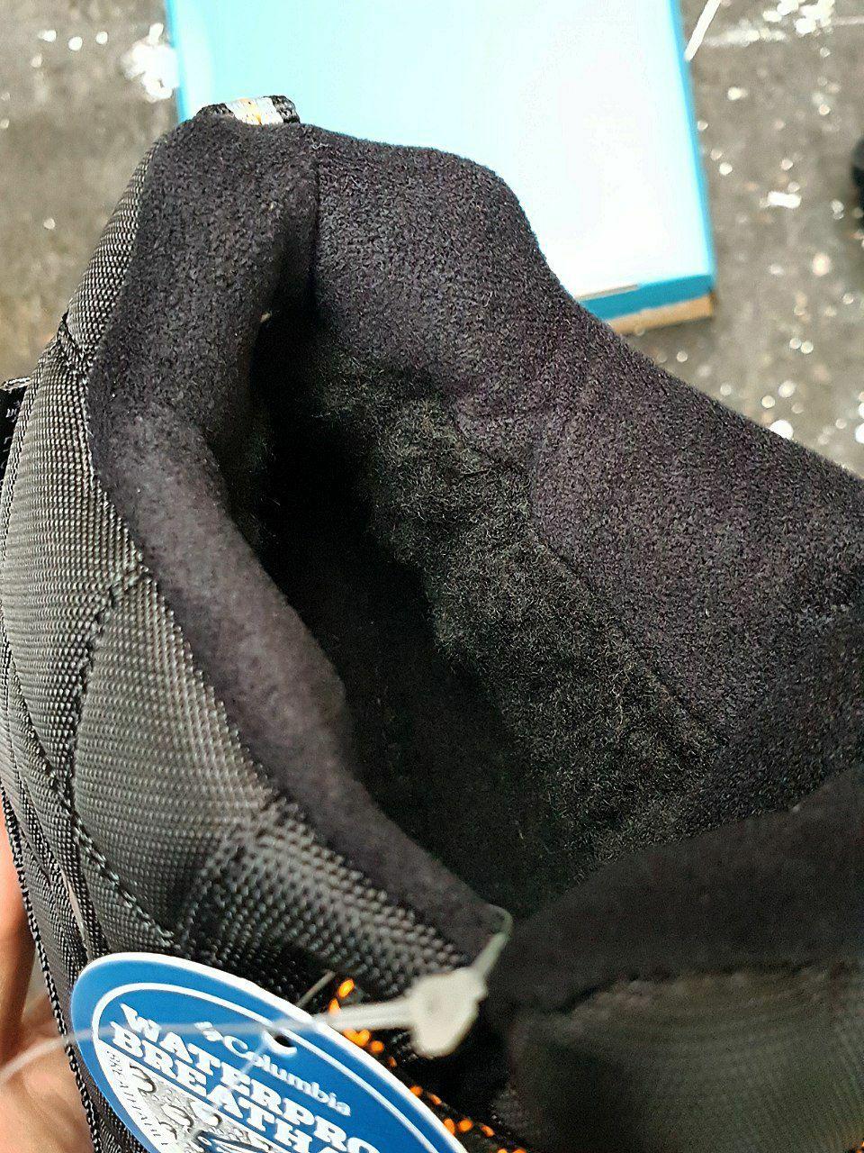 Columbia Waterproof Winter Boots Black Orange