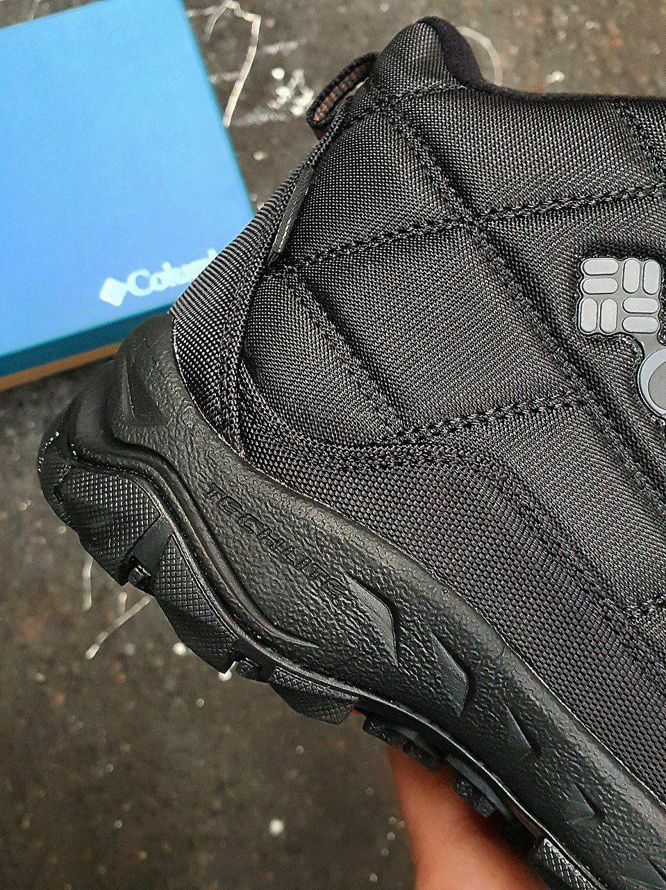 Columbia Waterproof Winter Boots Black Orange