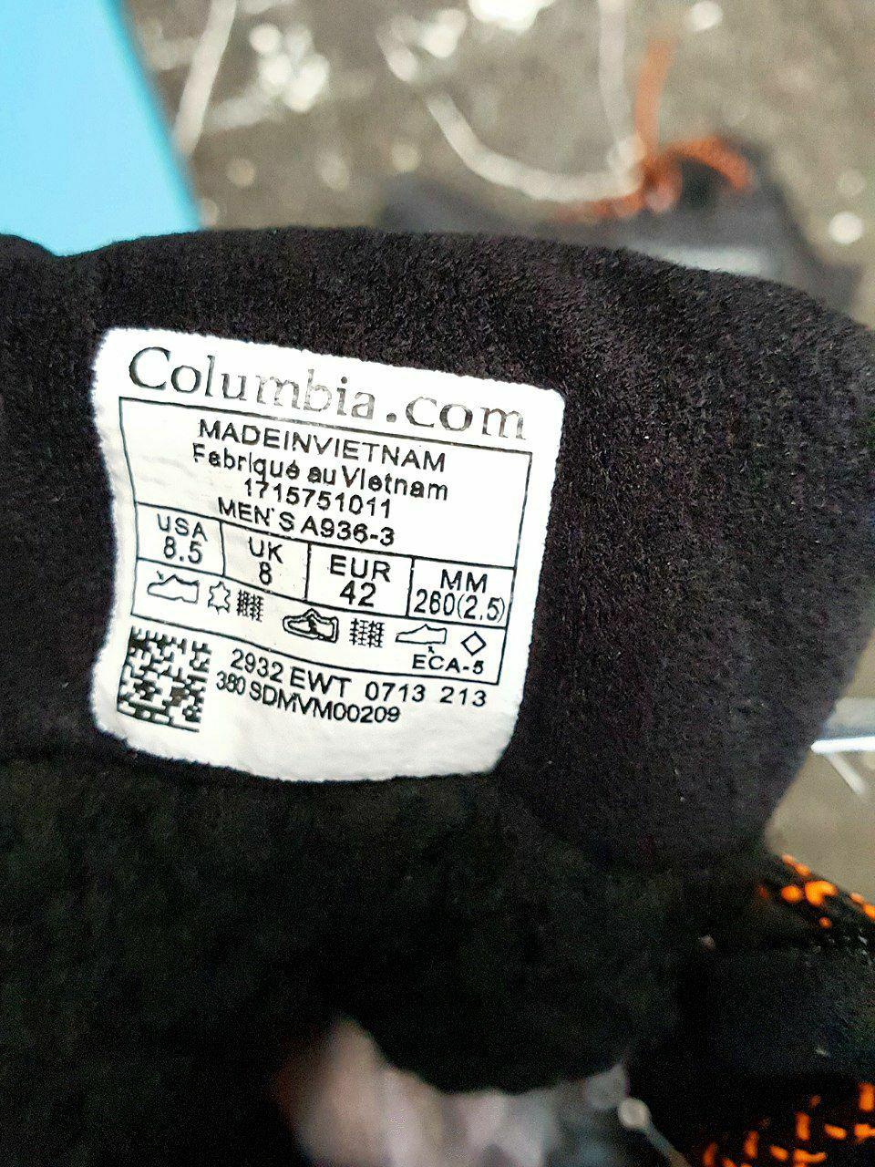 Columbia Waterproof Winter Boots Black Orange