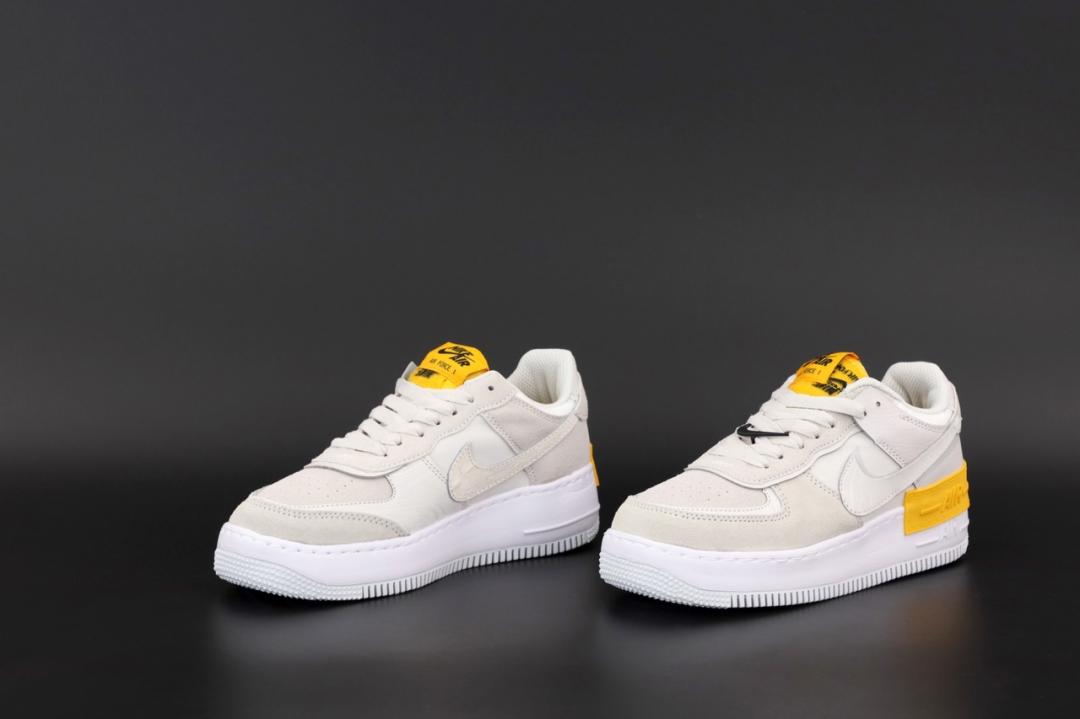 Nike Air Force 1 SHADOW Grey Orange