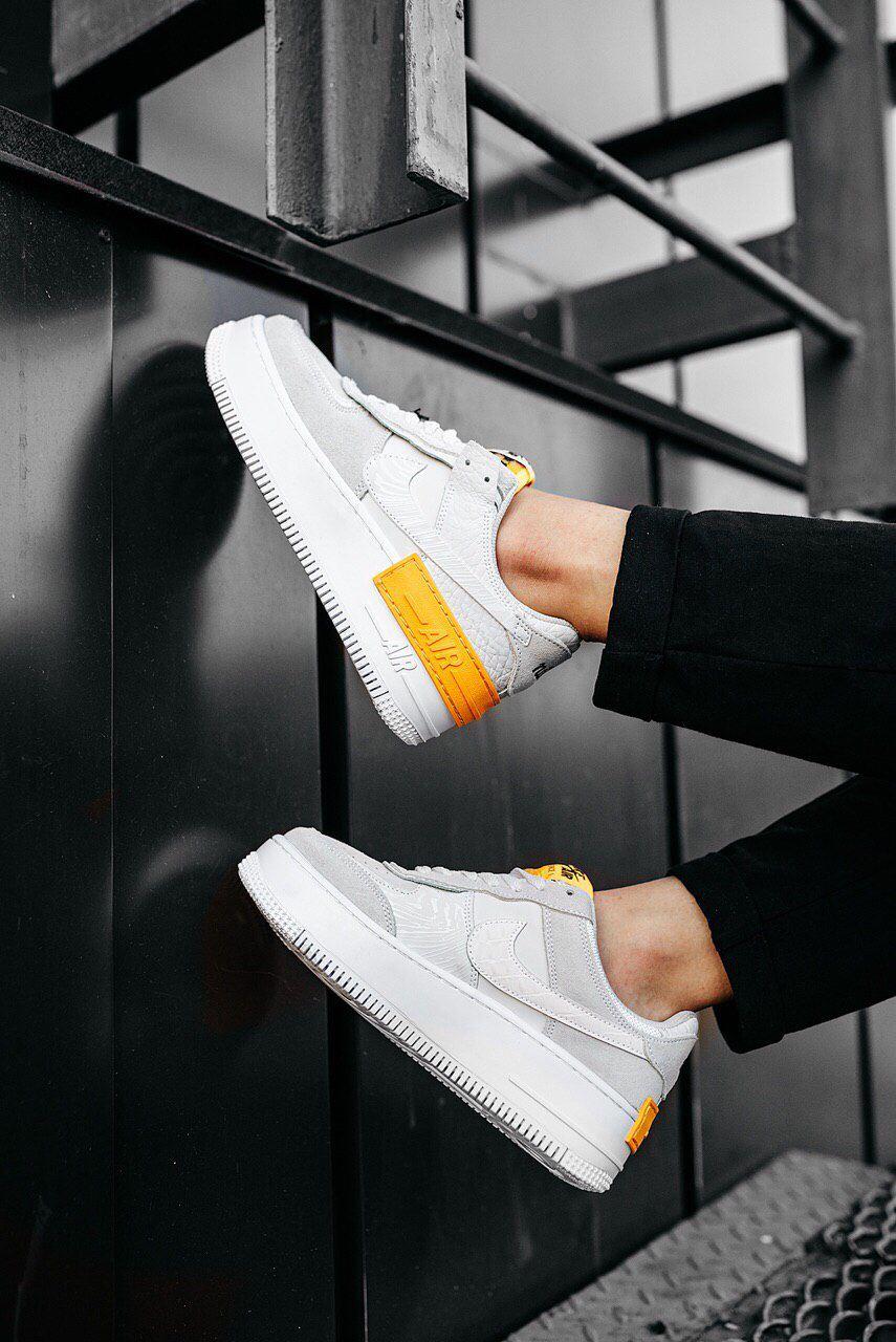 Nike Air Force 1 SHADOW Grey Orange
