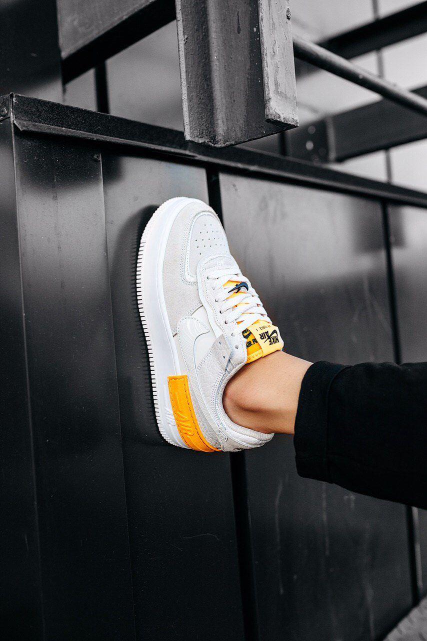 Nike Air Force 1 SHADOW Grey Orange