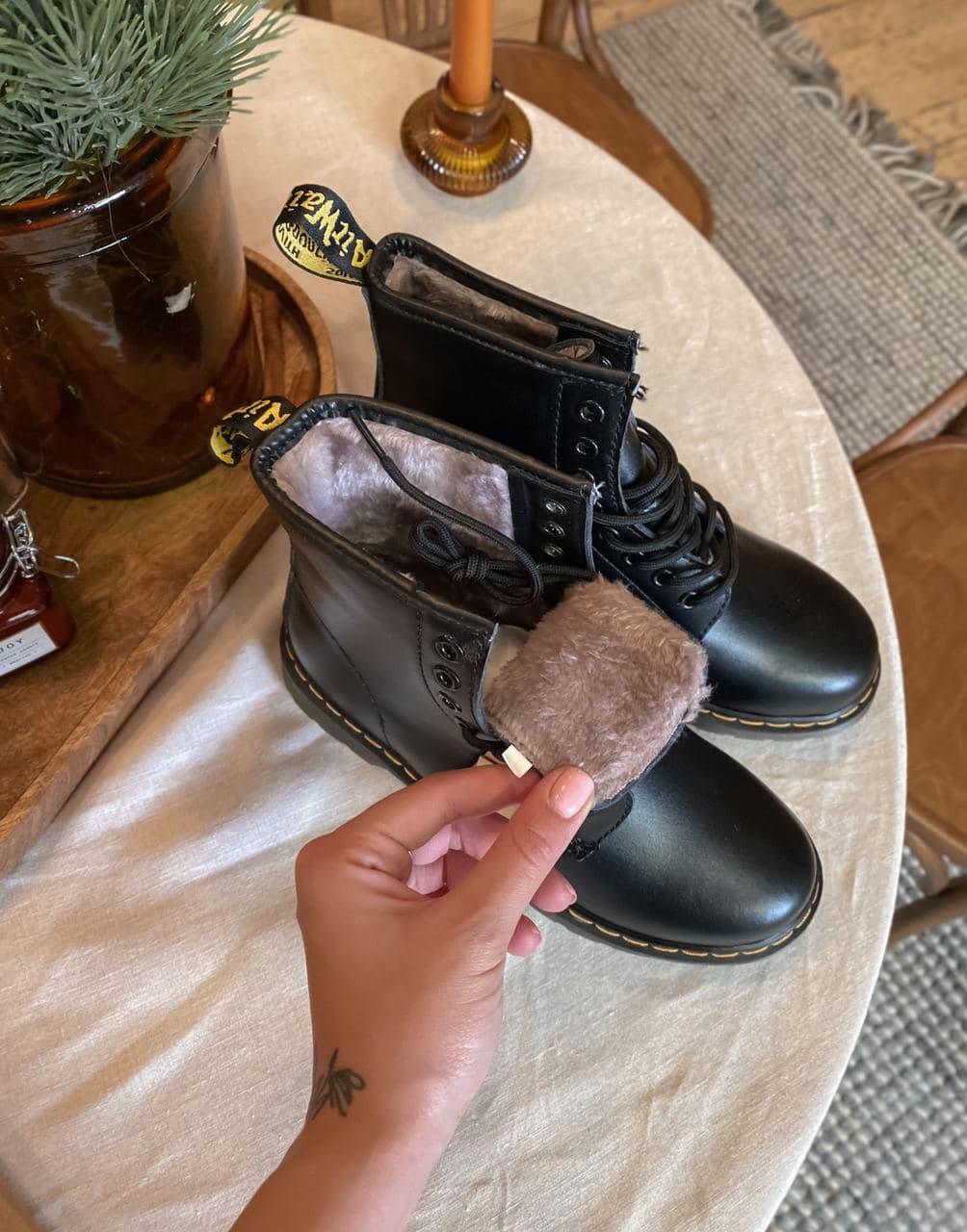 Dr. Martens Black No Logo 3