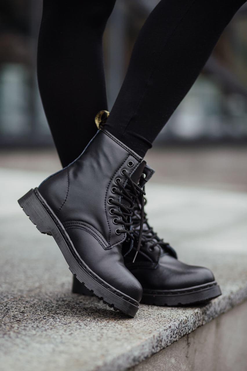 Dr. Martens 1460 Mono Black Logo 2