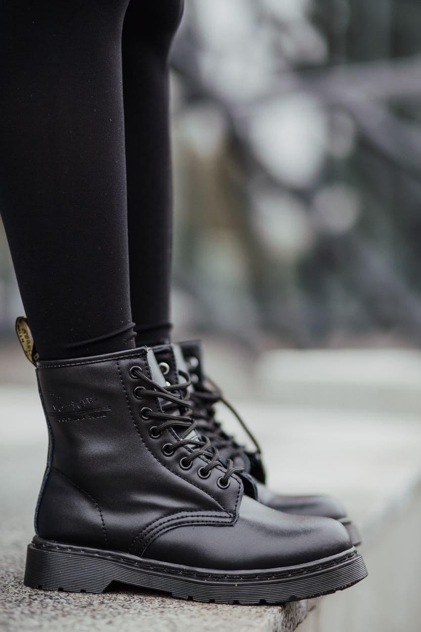 Dr. Martens 1460 Mono Black Logo 2