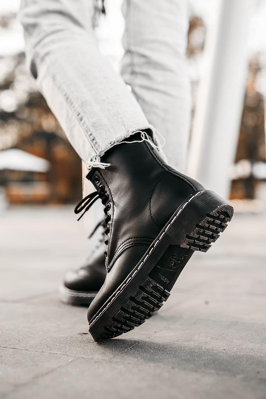 Dr. Martens 1460 Black (Біла строчка)