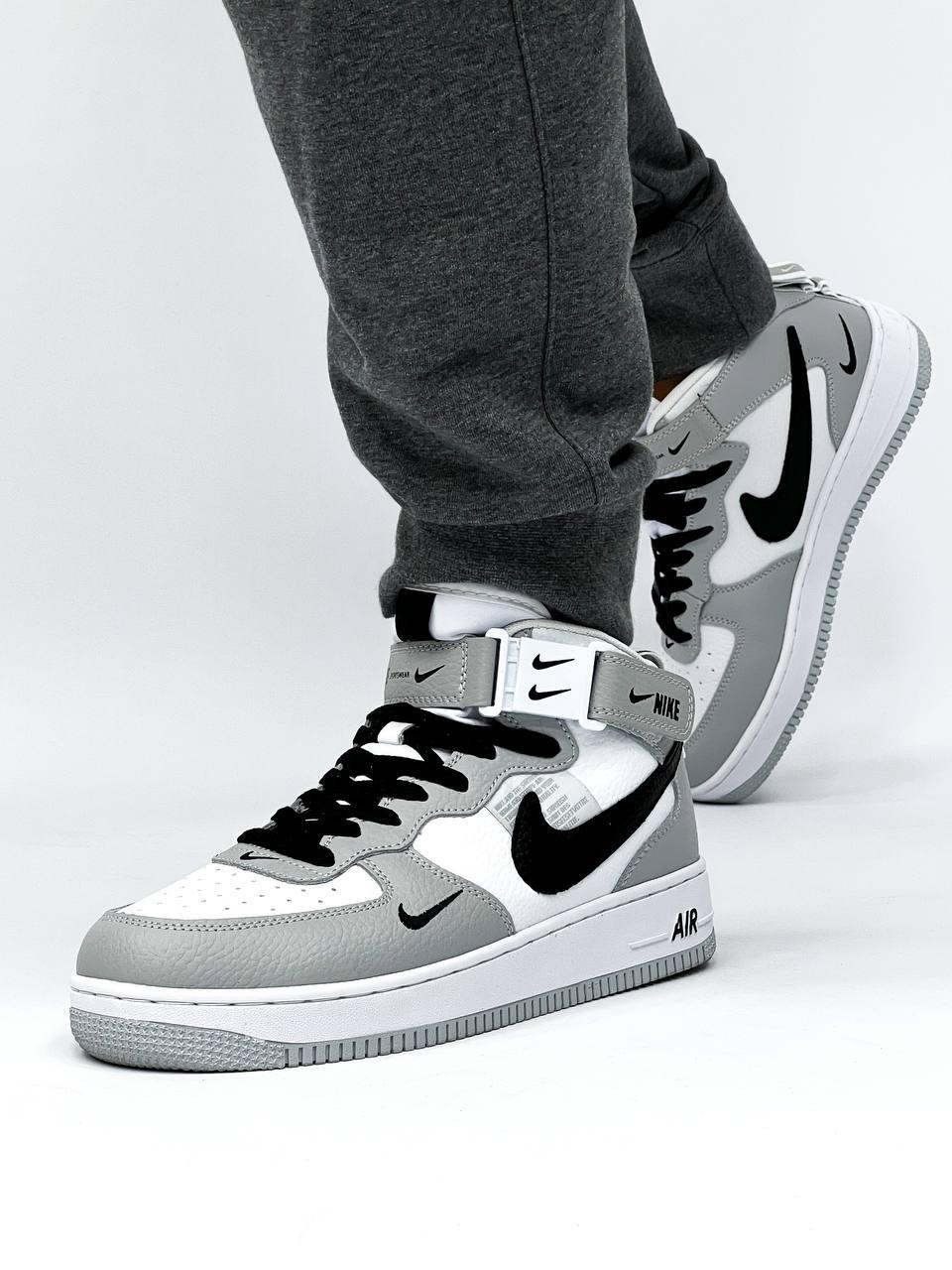 Nike Air force1 Mid lv8 utility Grey Black