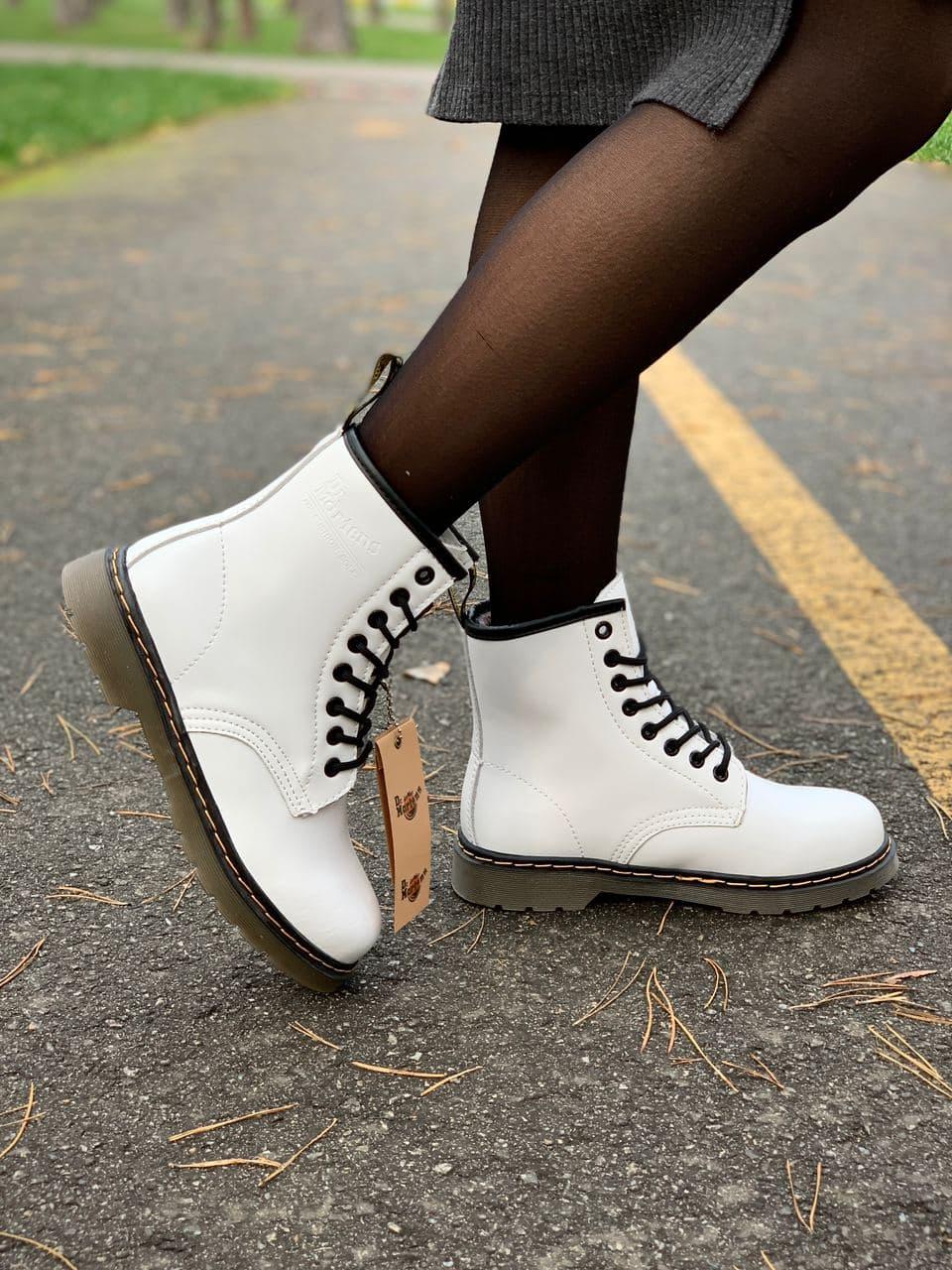Dr. Martens White Brown