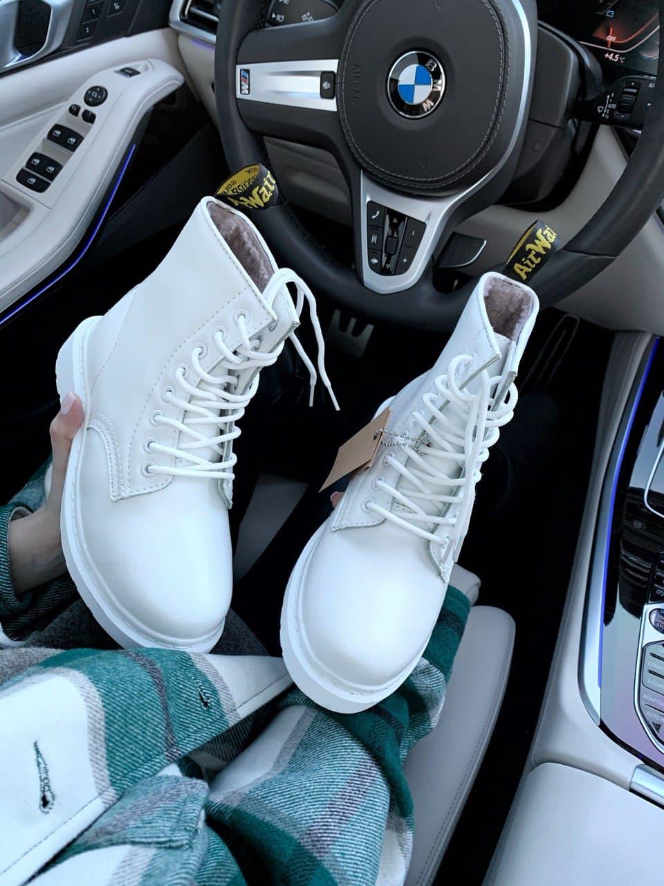 Dr. Martens White No Logo