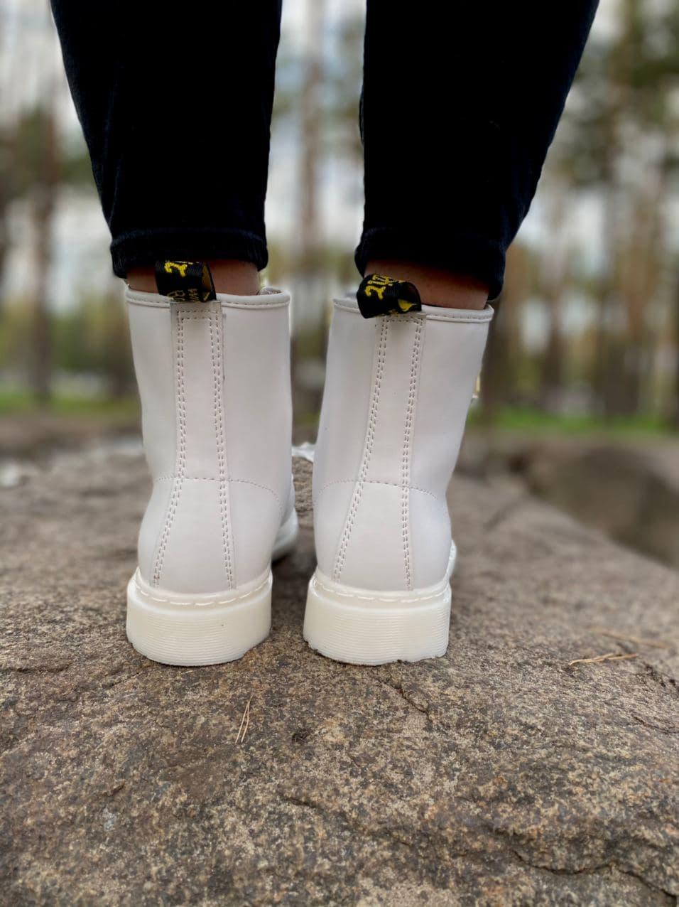 Dr. Martens White No Logo 2