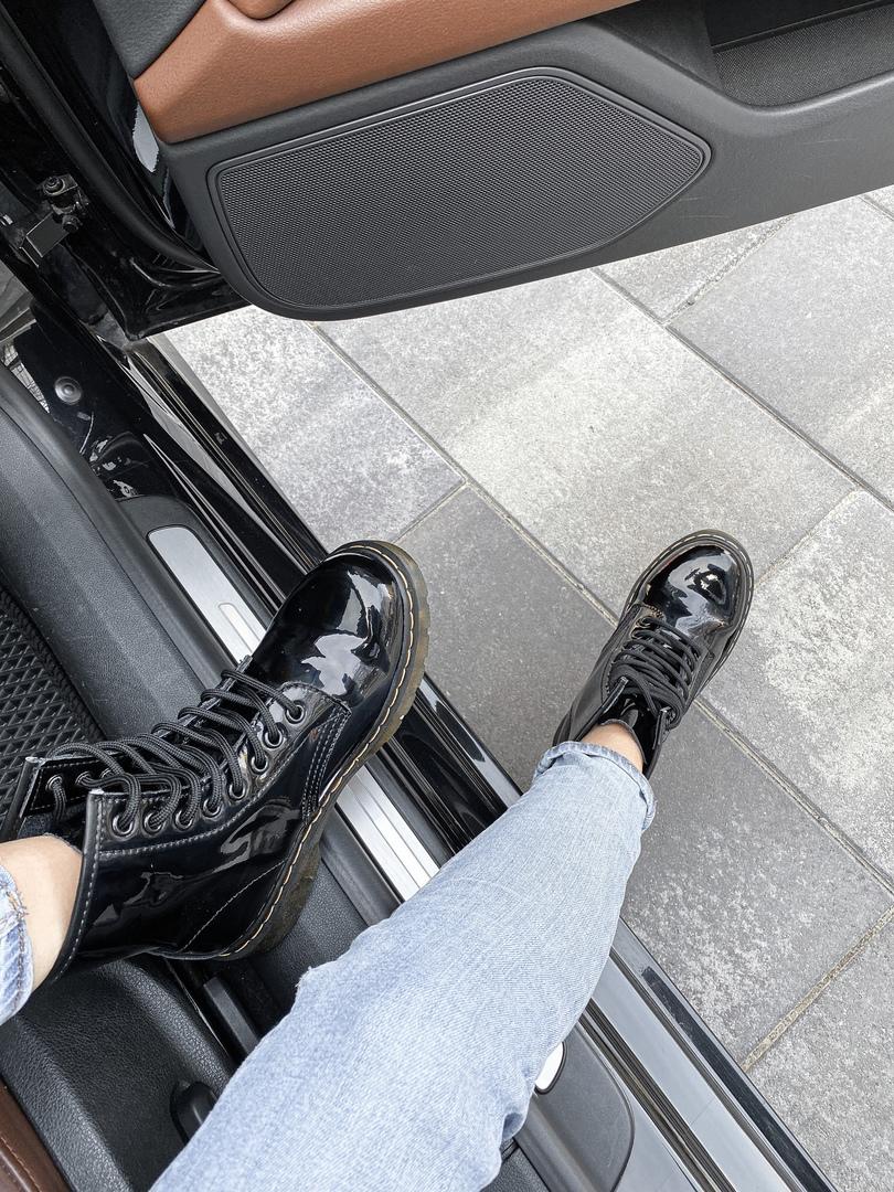 Dr. Martens Patent Black No Logo 3