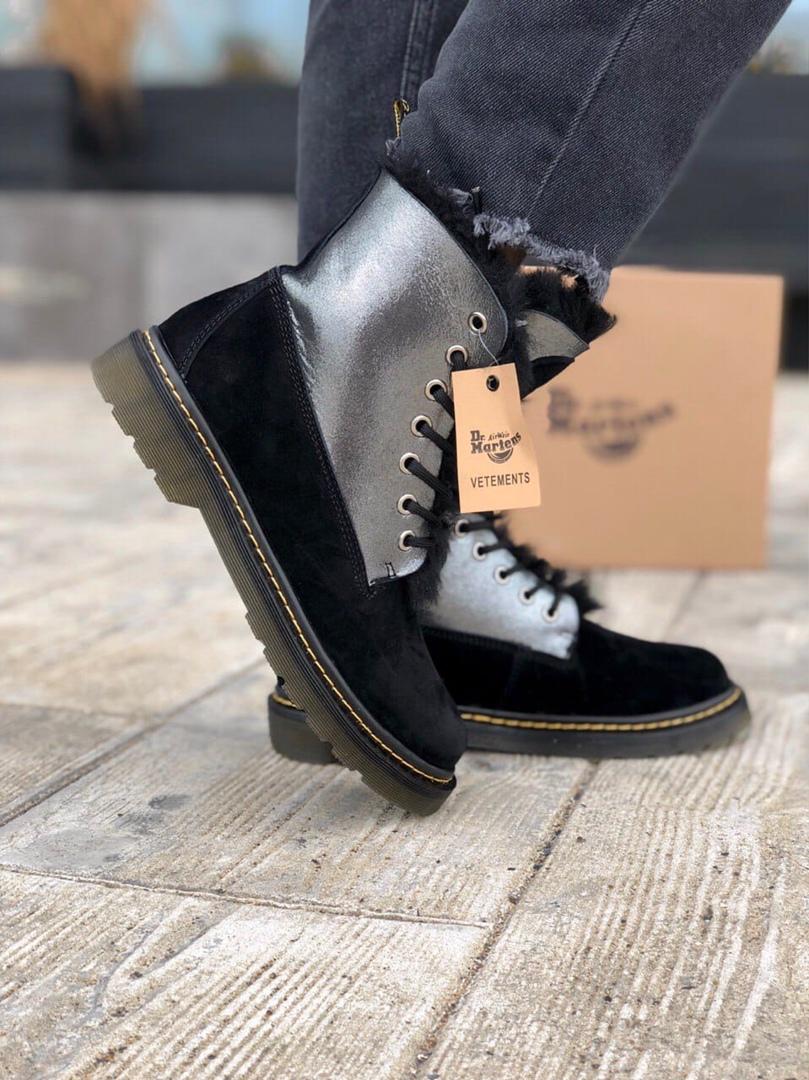 Dr. Martens 1460 Vetements Suede Black