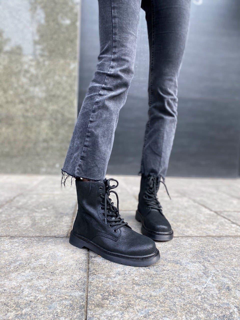 Dr. Martens 1460 Black (Замш) 1