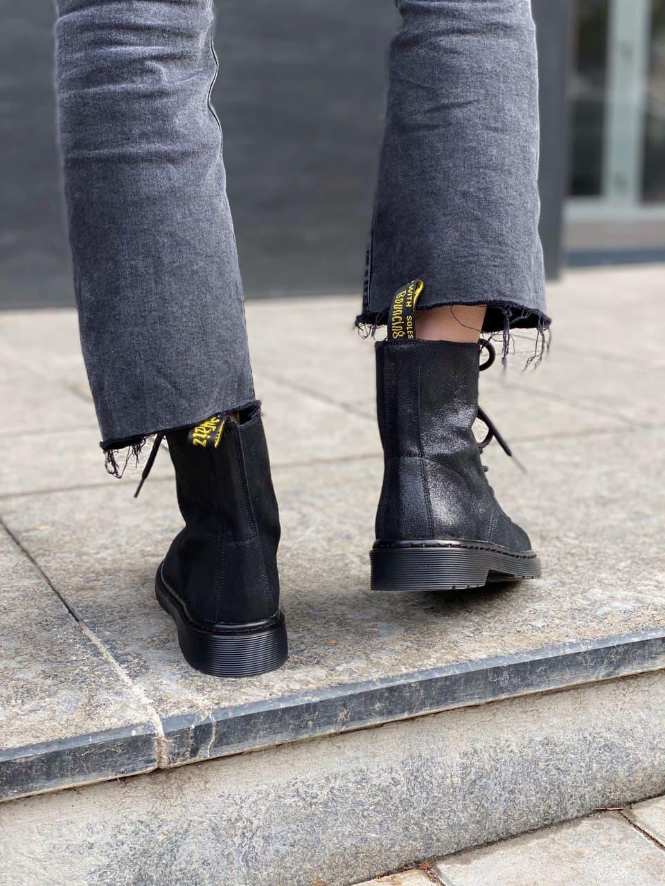 Dr. Martens 1460 Black (Замш) 1