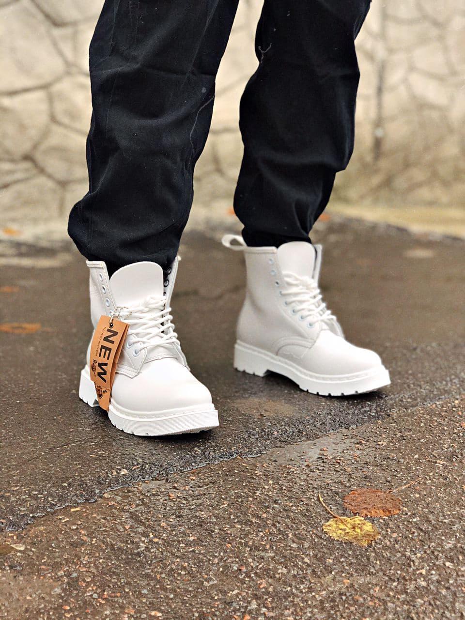 Dr. Martens White Logo