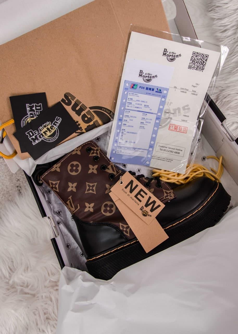 Dr. Martens JADON x Luis Vuitton Fur (Молния)