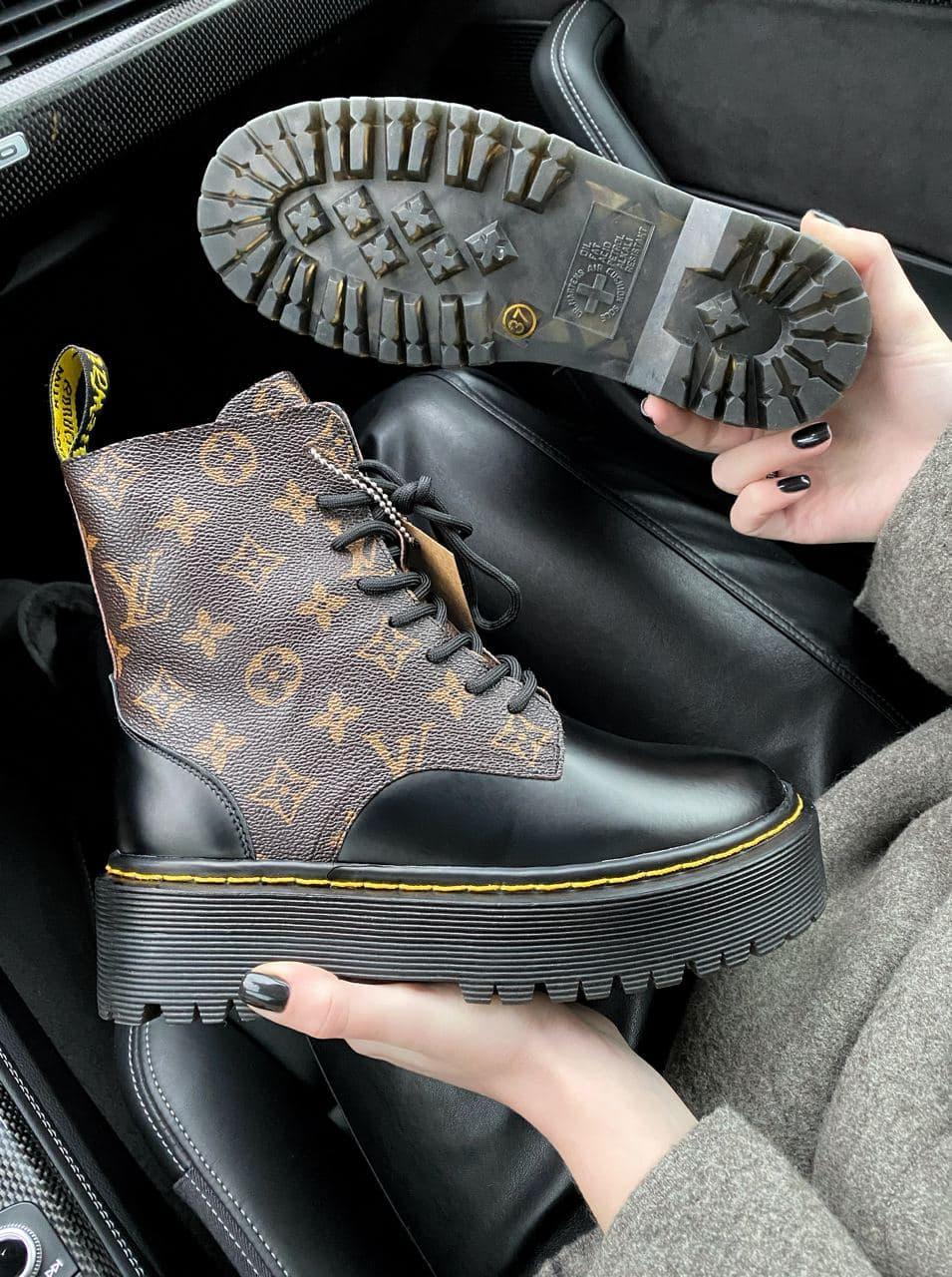 Dr. Martens JADON x Luis Vuitton Fur 2 (Молния)