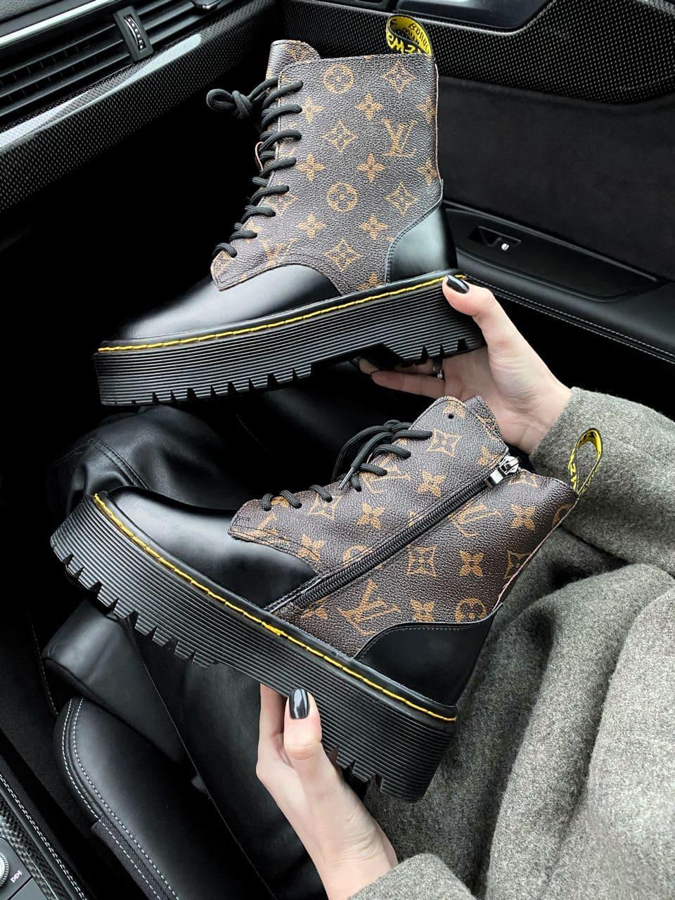 Dr. Martens JADON x Luis Vuitton Fur 2 (Молния)