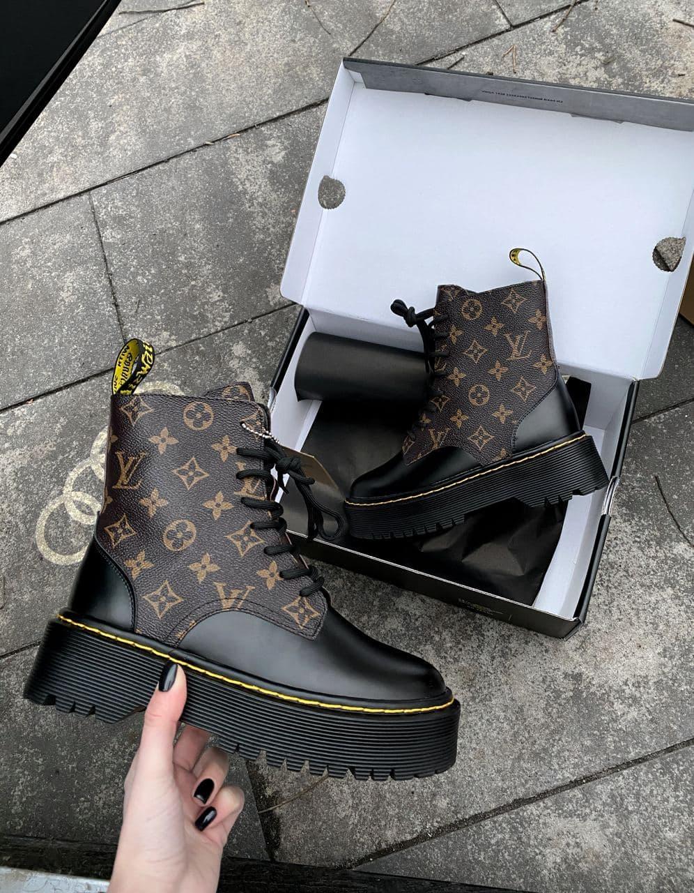 Dr. Martens JADON x Luis Vuitton Fur 2 (Молния)