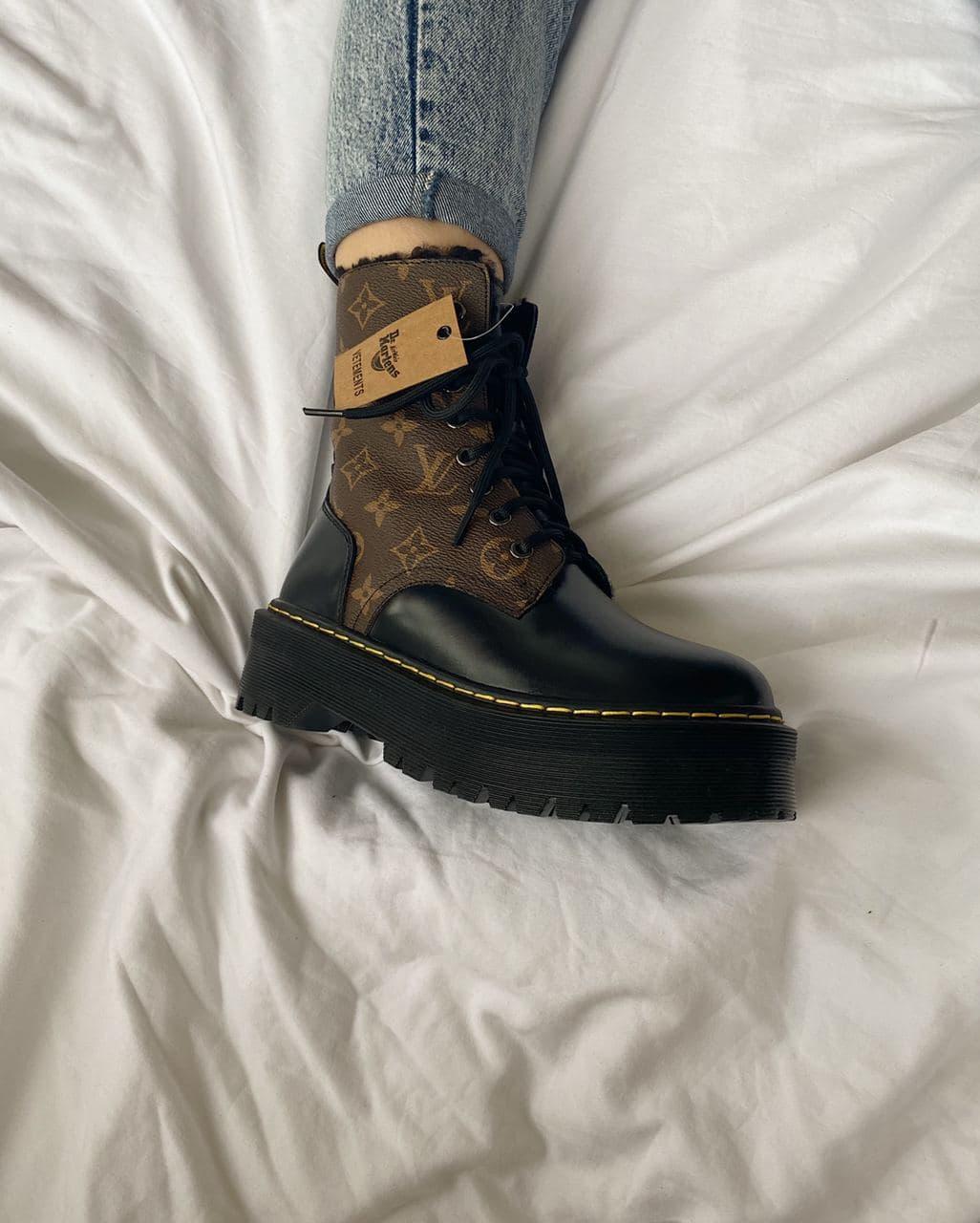 Dr. Martens JADON x Luis Vuitton Fur 3 (Молния)