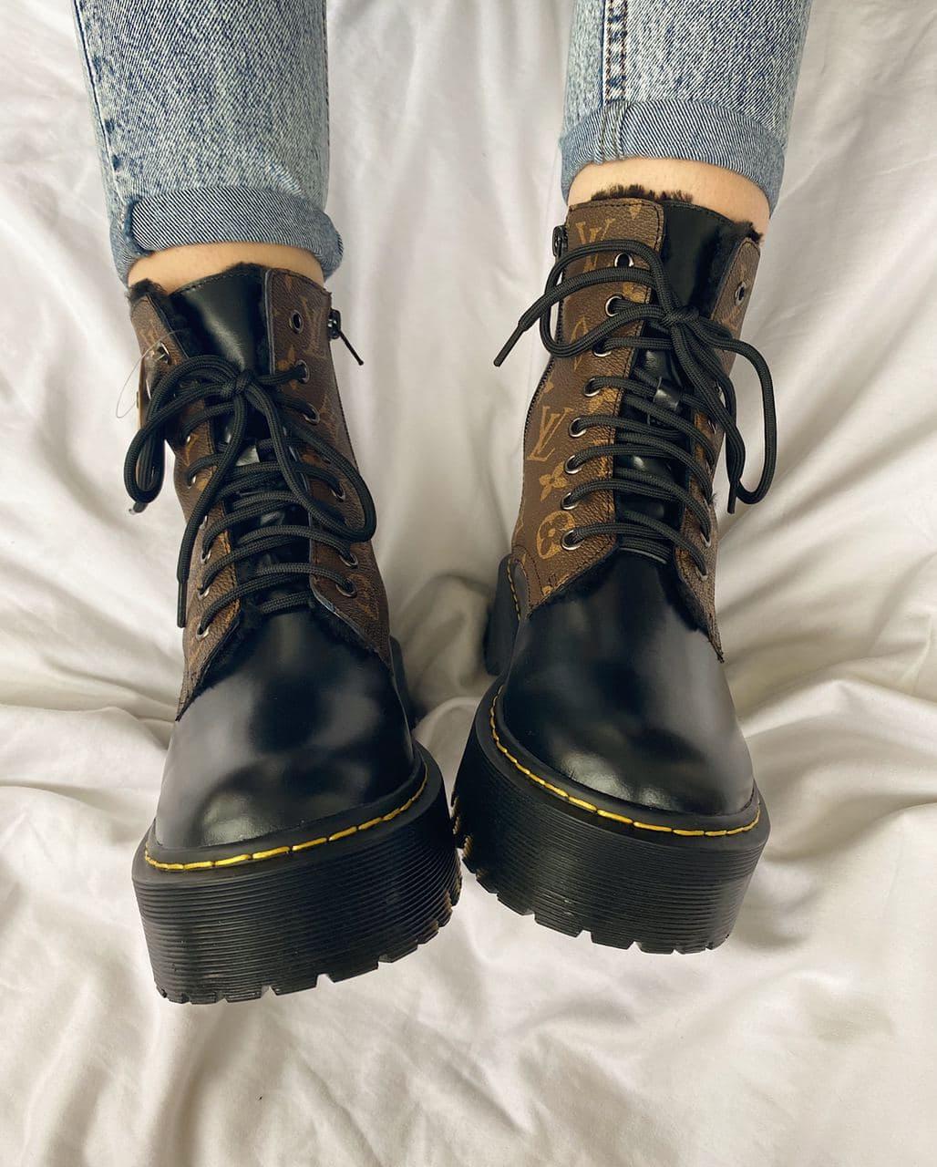 Dr. Martens JADON x Luis Vuitton Fur 3 (Молния)