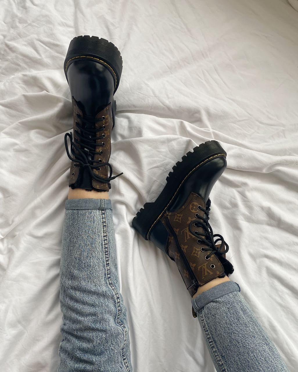 Dr. Martens JADON x Luis Vuitton Fur 3 (Молния)