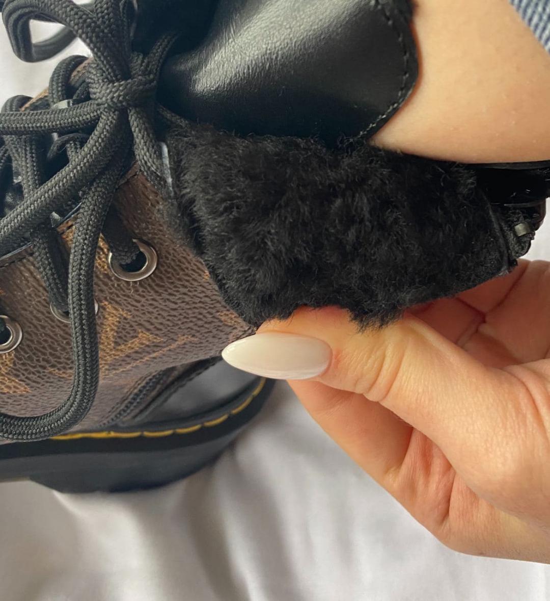 Dr. Martens JADON x Luis Vuitton Fur 3 (Молния)