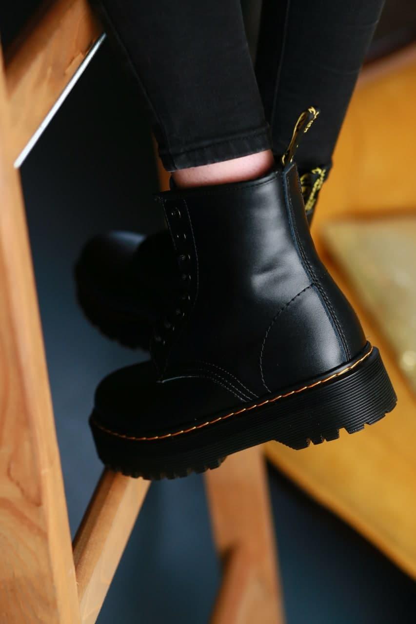 Dr. Martens JADON High Fur Black No Logo (Молния)