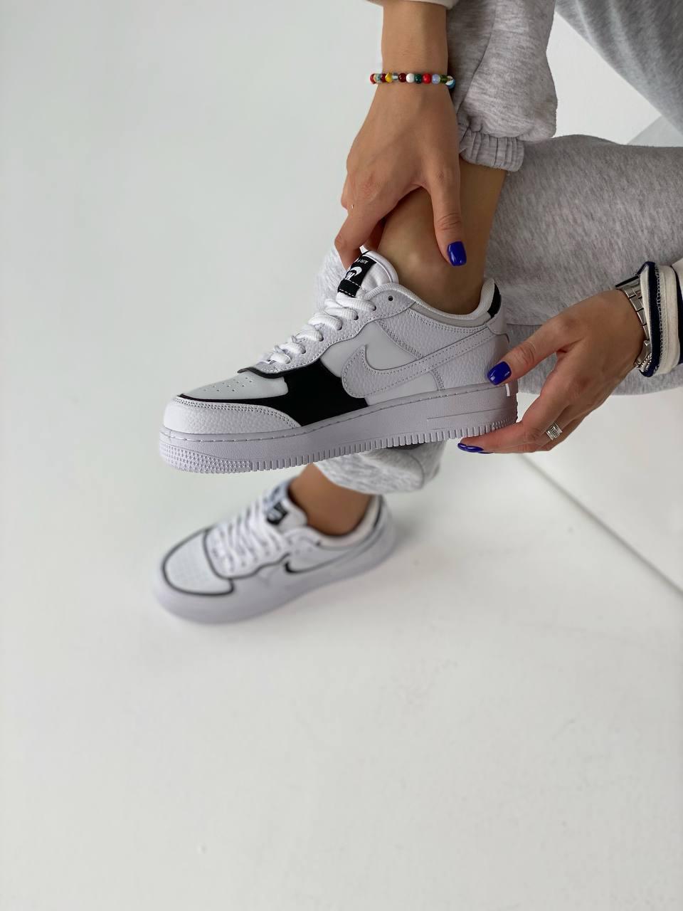 Nike Air Force 1 SHADOW White Black 1