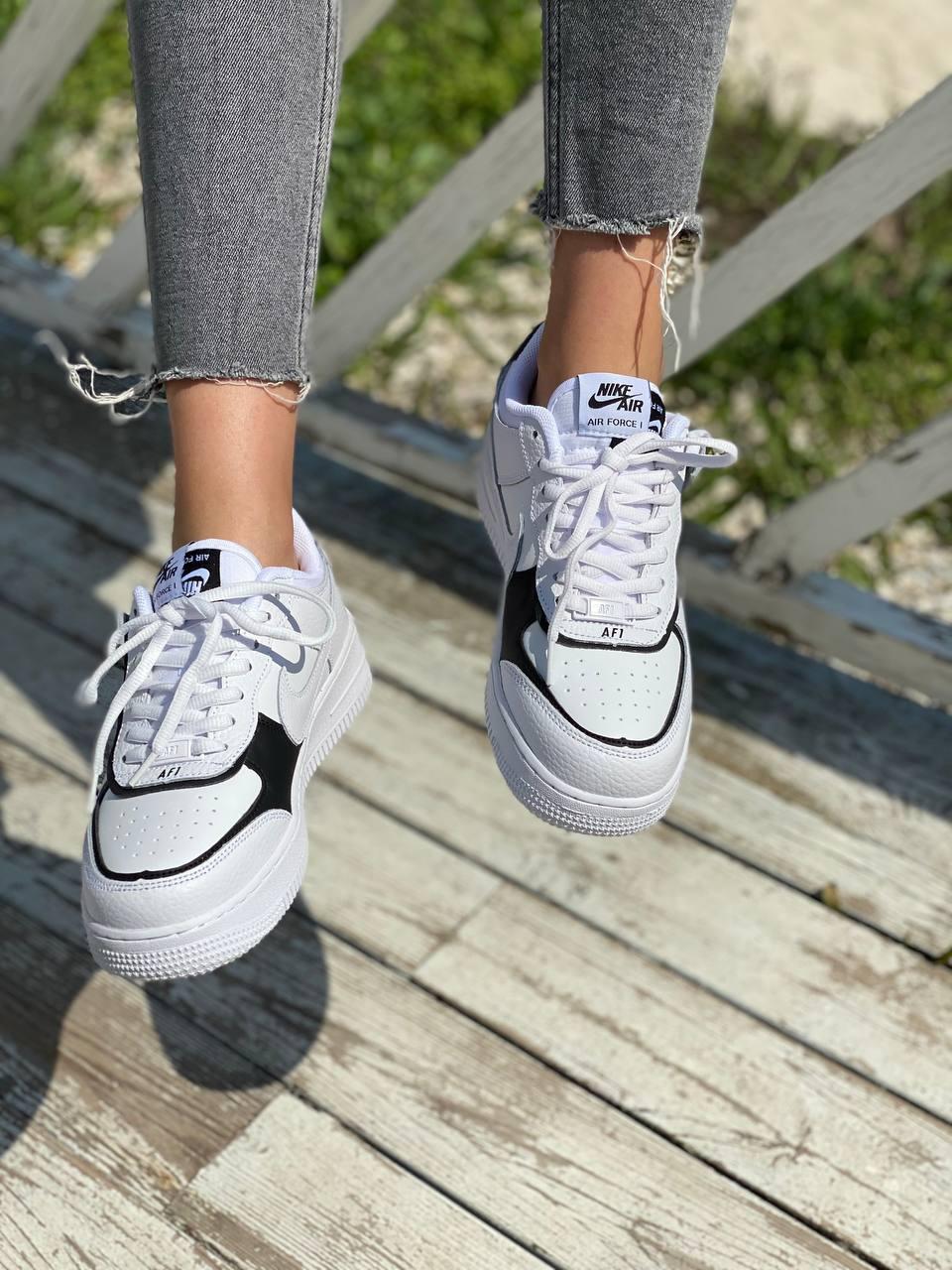 Nike Air Force 1 SHADOW White Black 1