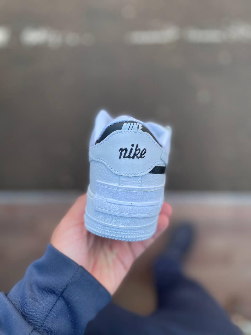 Nike Air Force 1 SHADOW White Black 1