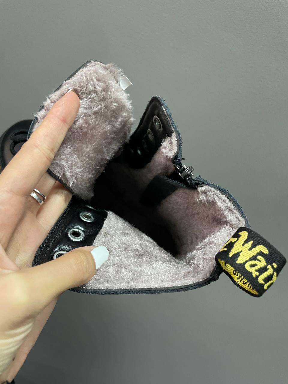 Dr. Martens Jadon Black Sex Pistols FUR