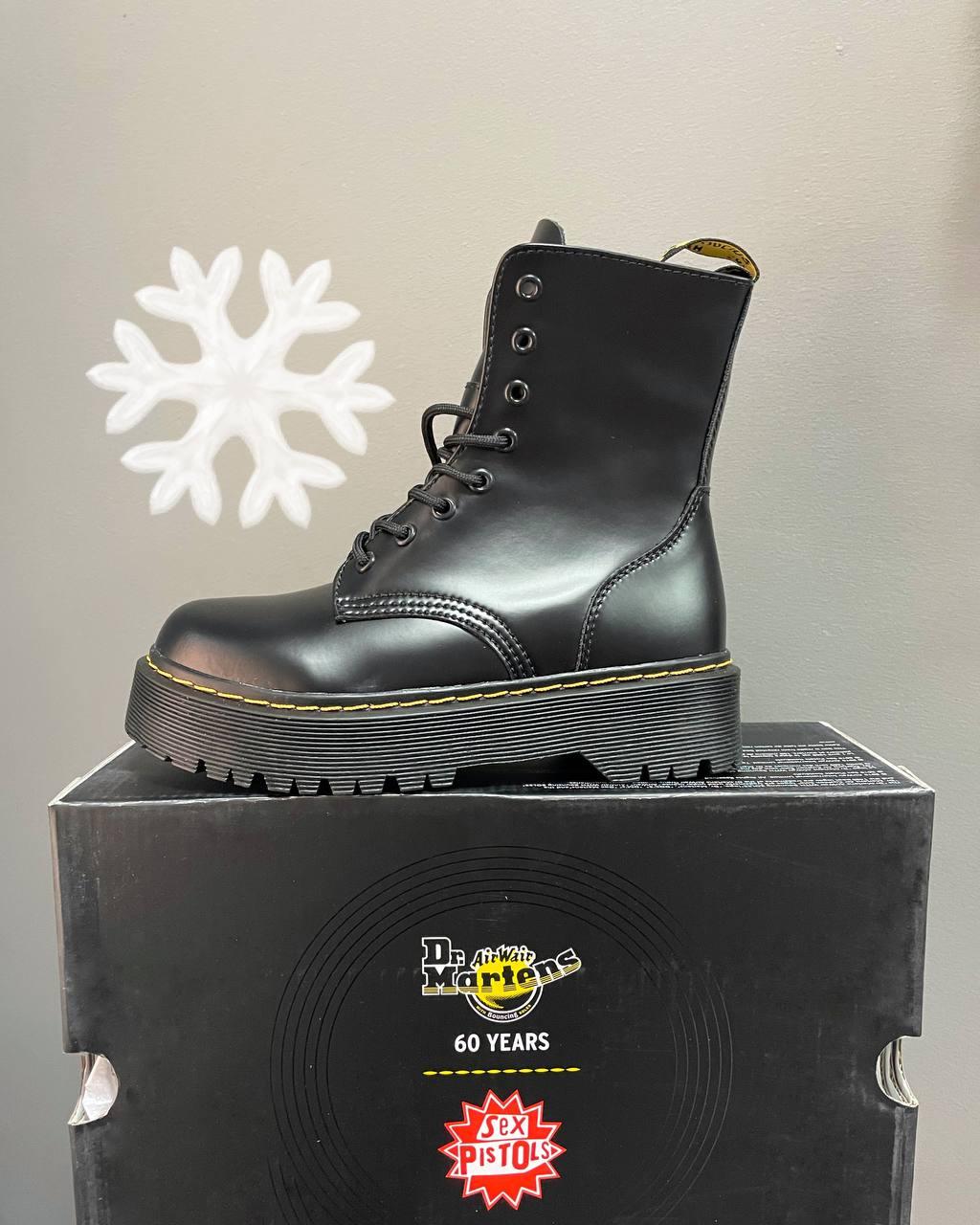 Dr. Martens Jadon Black Sex Pistols FUR