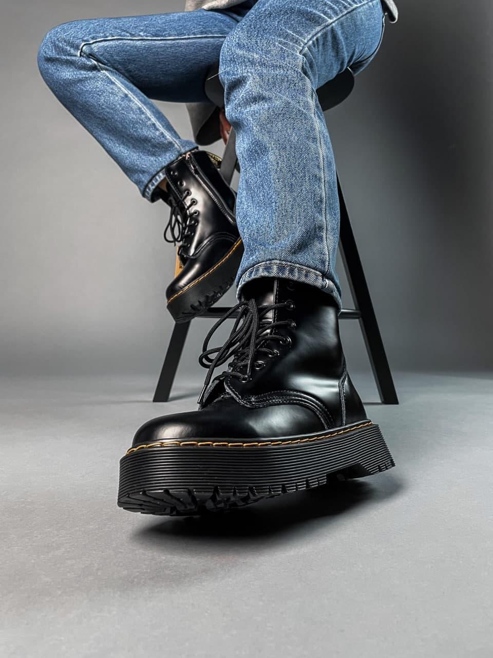 Dr. Martens 1460 JADON High Fur Black No Logo (Без строчки)