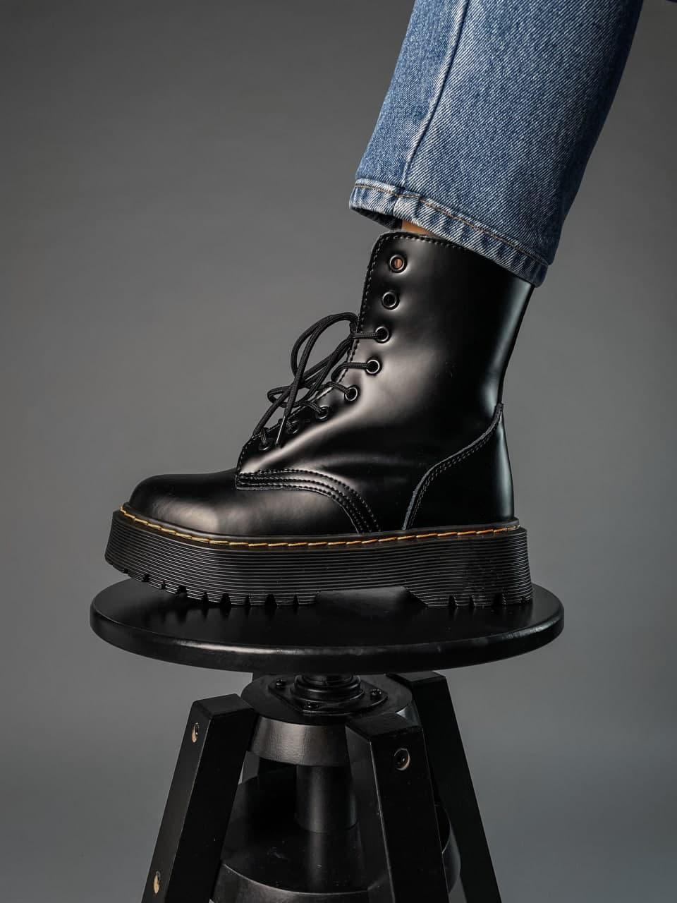 Dr. Martens 1460 JADON High Fur Black No Logo (Без строчки)